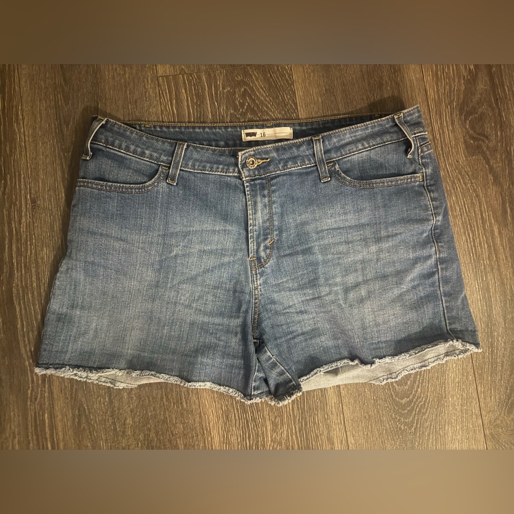 Levi's Blue Jean Shorts for Women